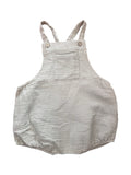 Quincy Mae Grey Shortalls (3-6m)