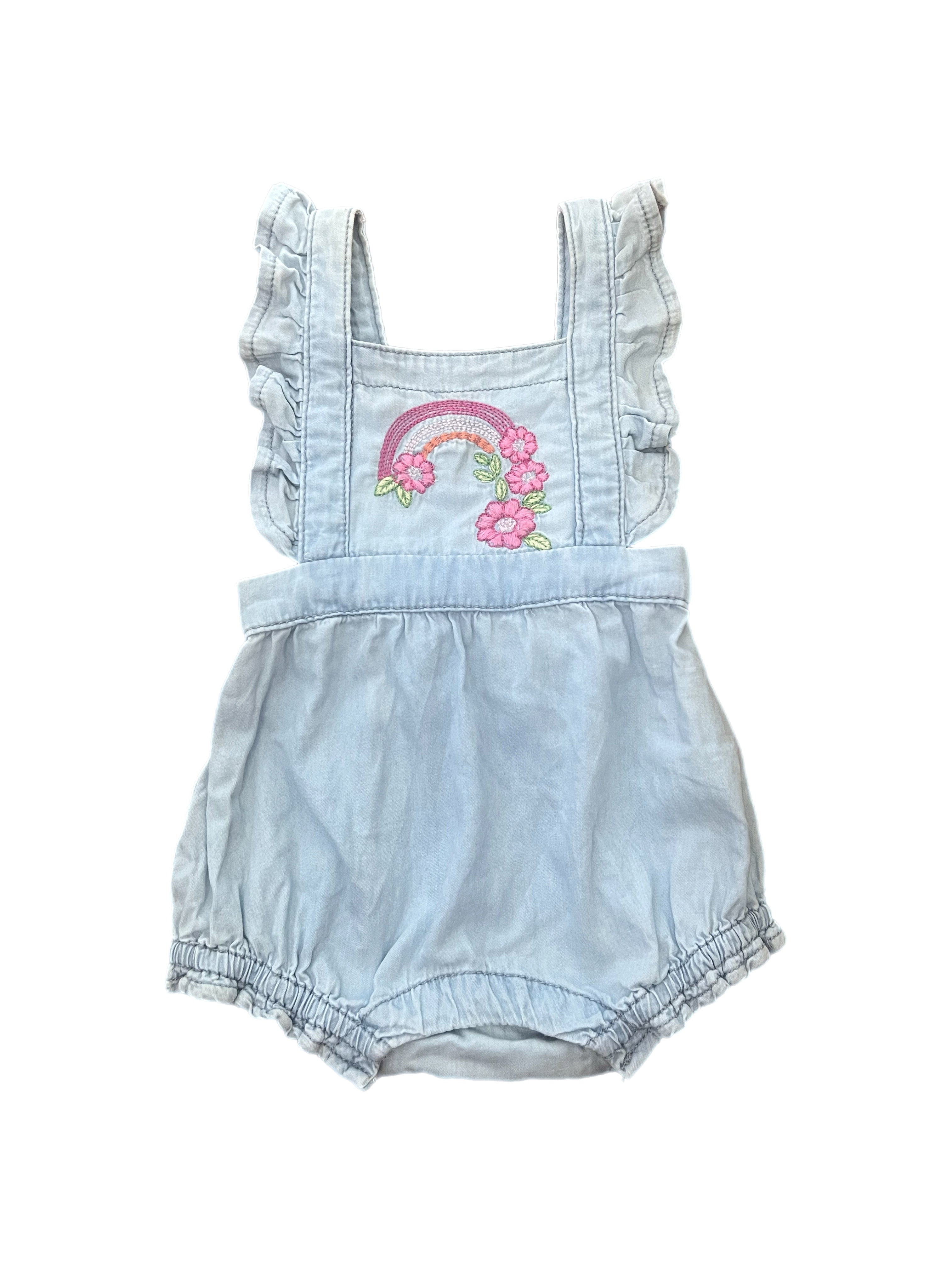 Fox and Finch Denim Shortalls (0-3m)