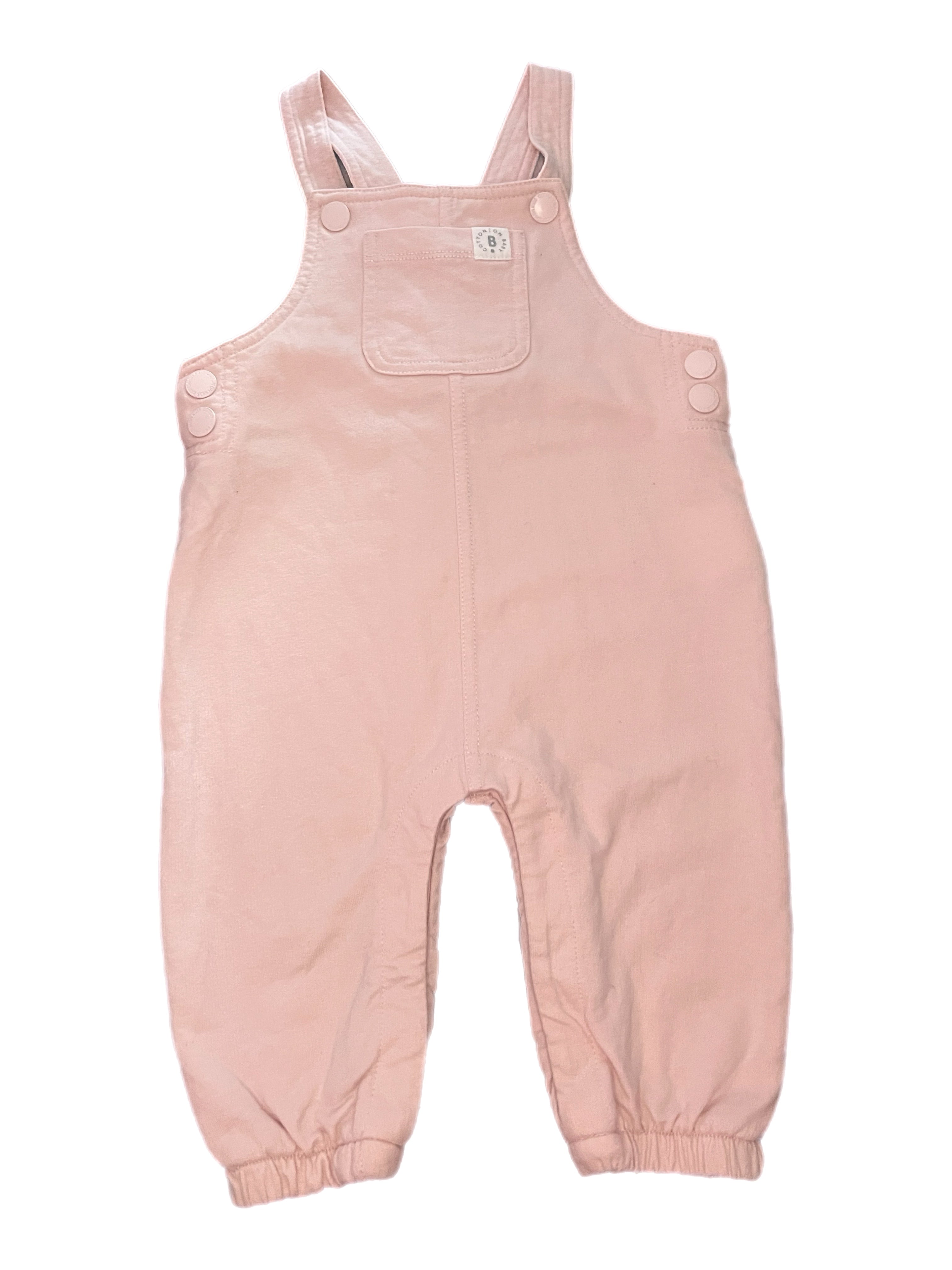 Cotton On Baby Pink Overalls (6-12m)