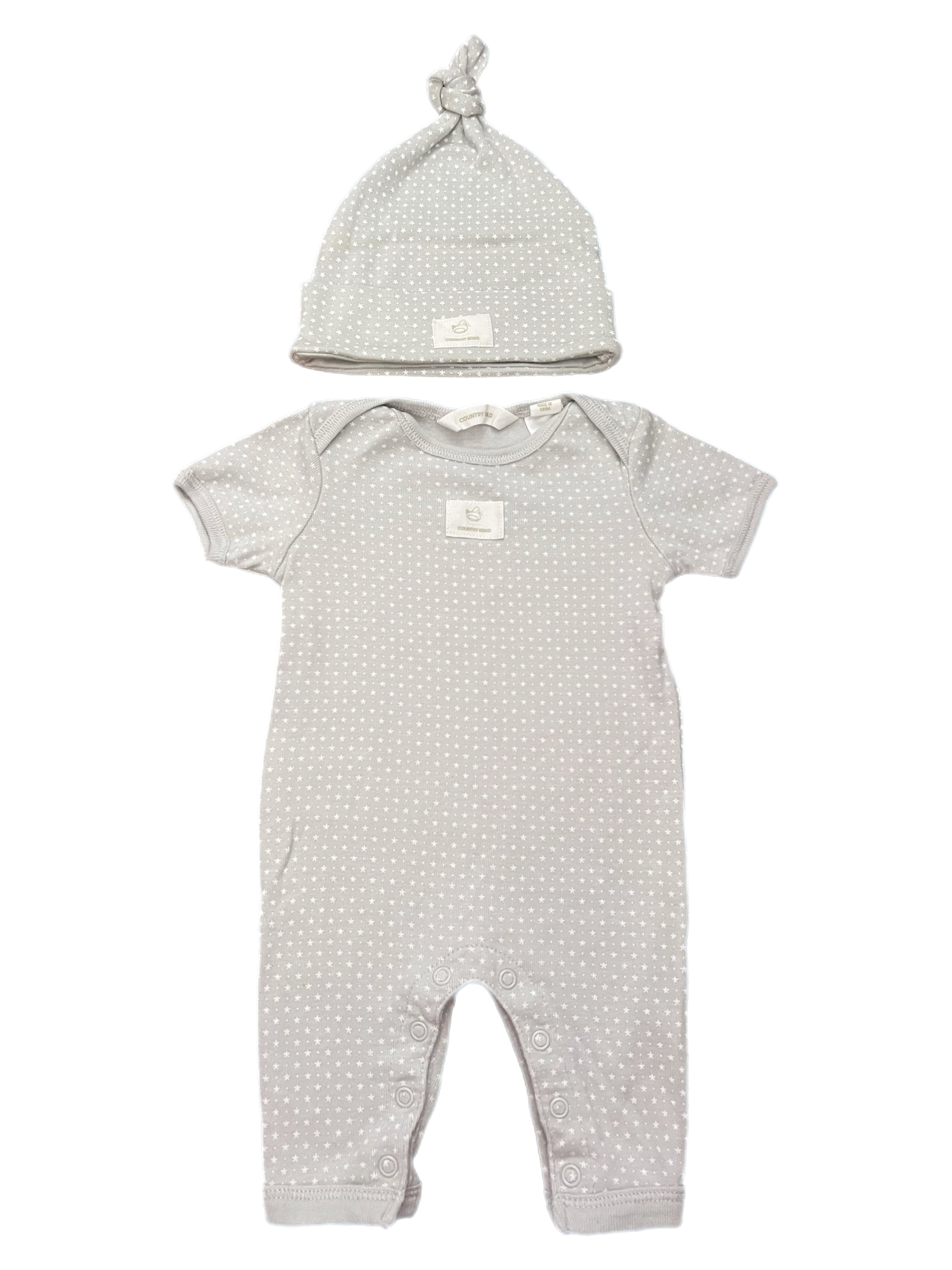 Country Road Pale Grey Set (0-3m)