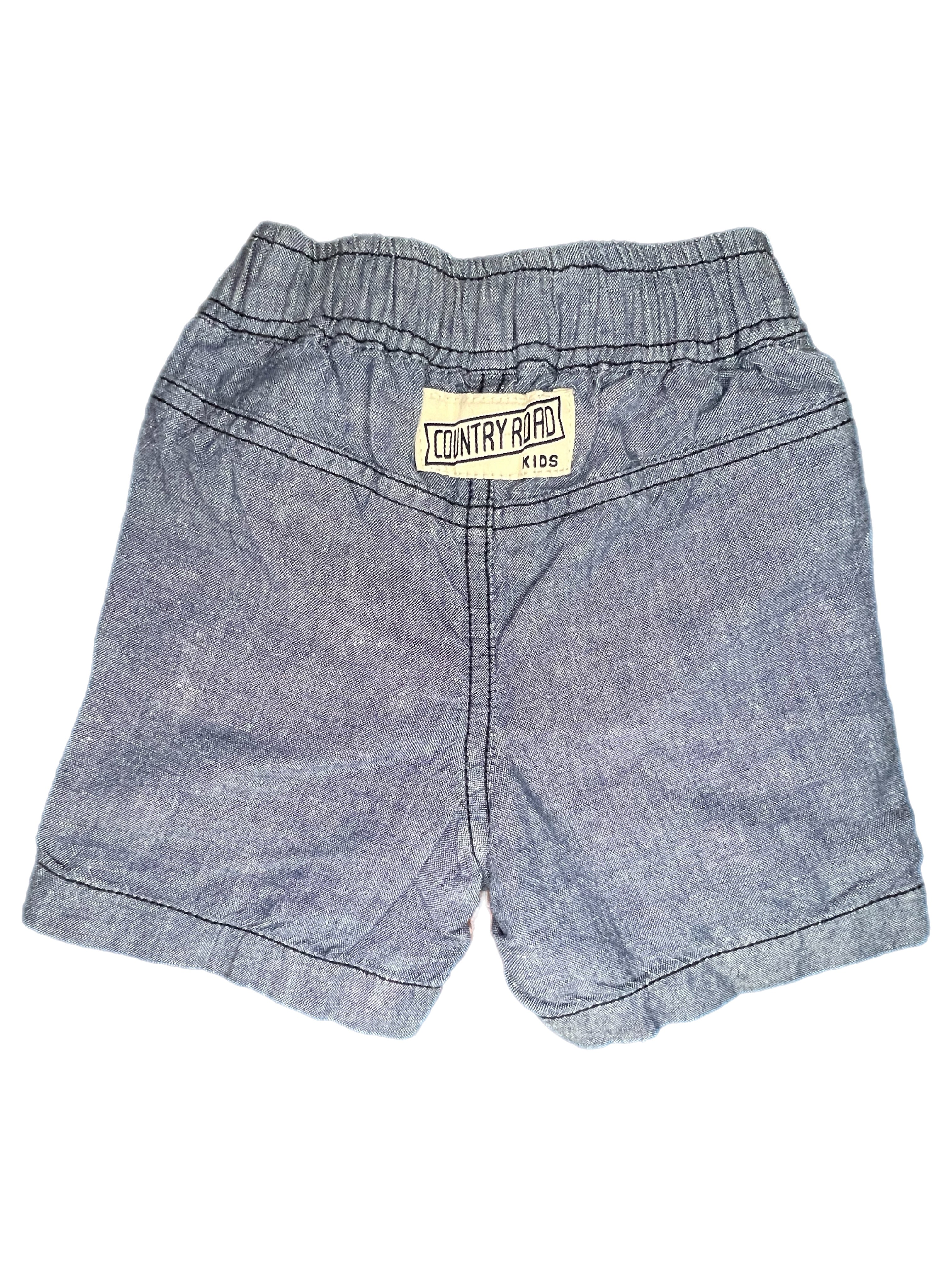 Country Road Linen Denim shorts (3-6m)