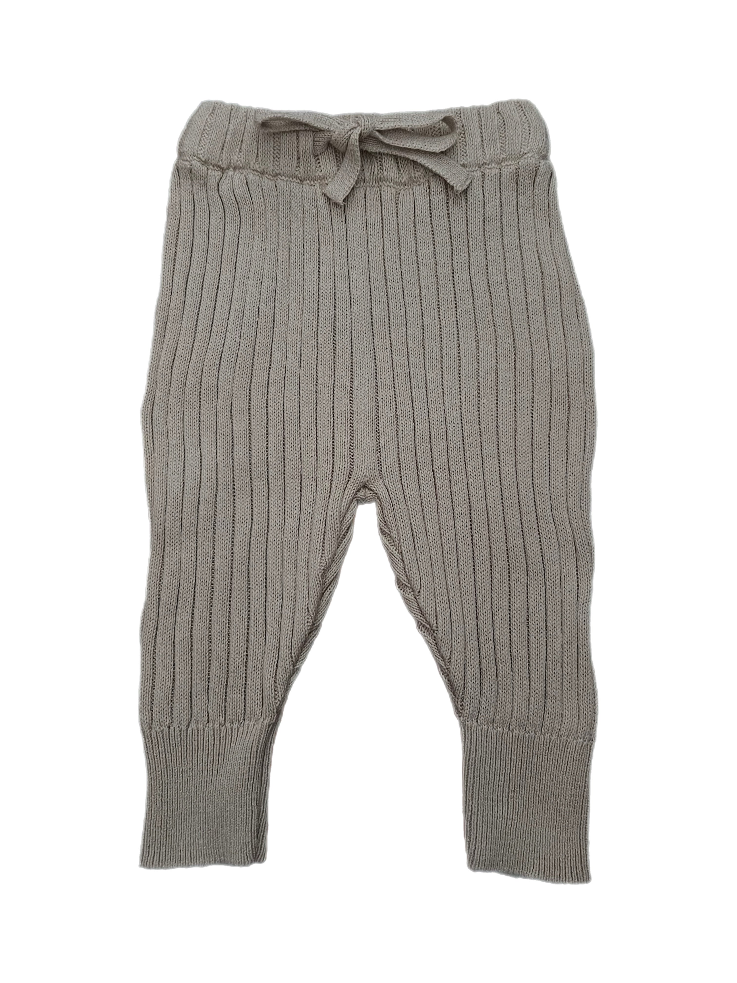 Baby Berry Ribbed Knit Pant (Newborn)