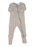 Jamie Kay Stripe Zipsuit (Newborn)