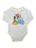 Disney Baby Long Sleeve Ruffle Neck Bodysuit (3-6m)