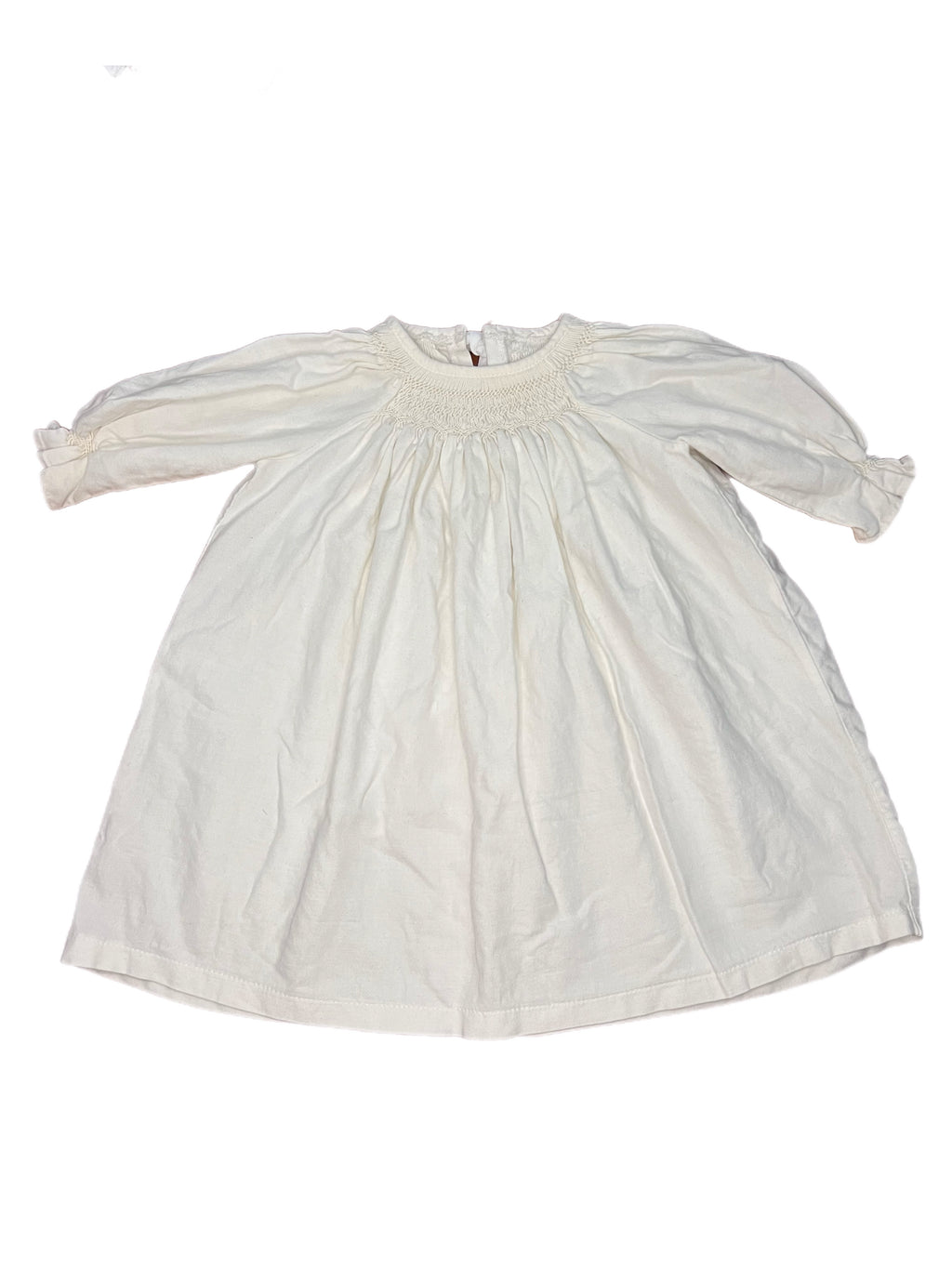 Baby Classics White Smocked Dress (0-3m)