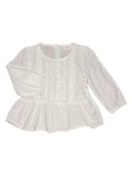 Pumpkin Patch White Blouse (2y)