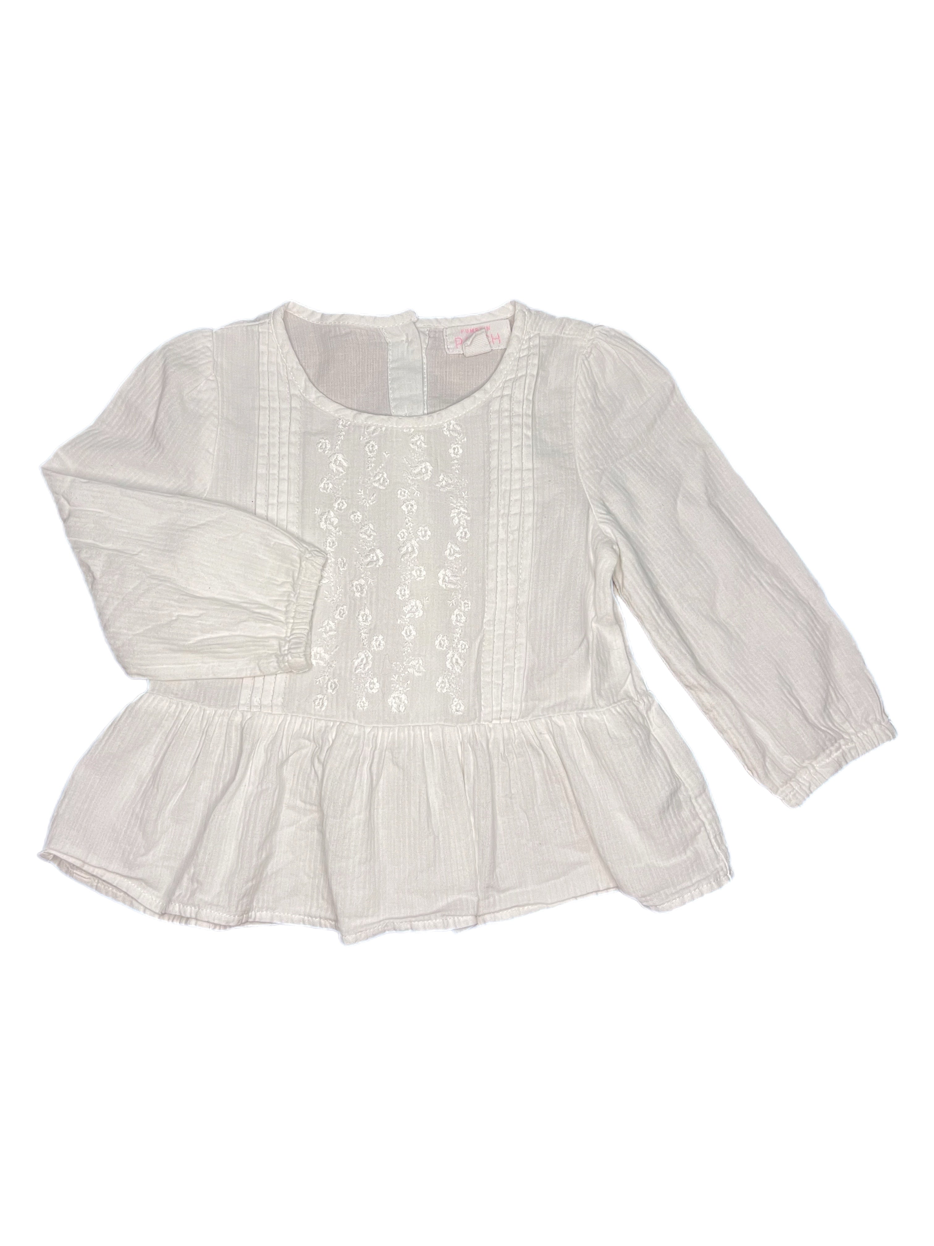 Pumpkin Patch White Blouse (2y)