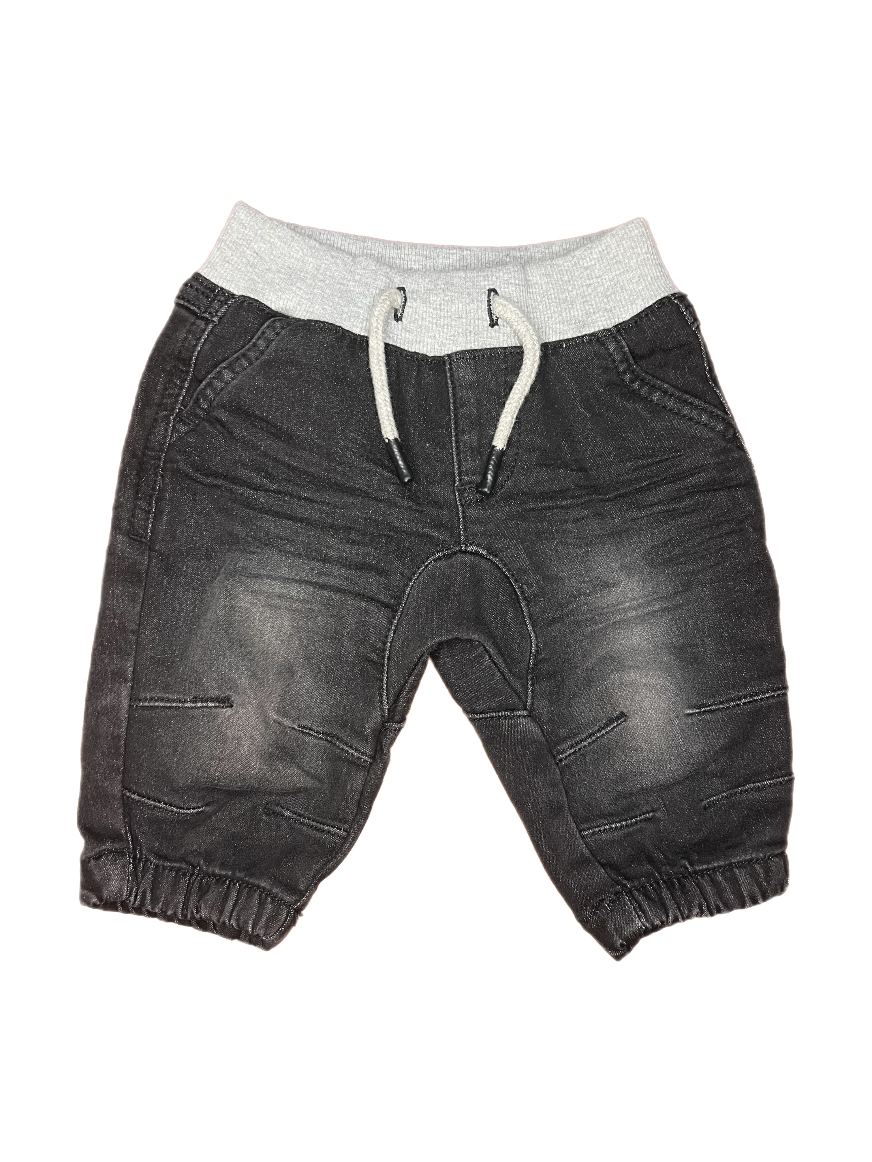 NEW Anko Washed Denim Joggers (0-3m)