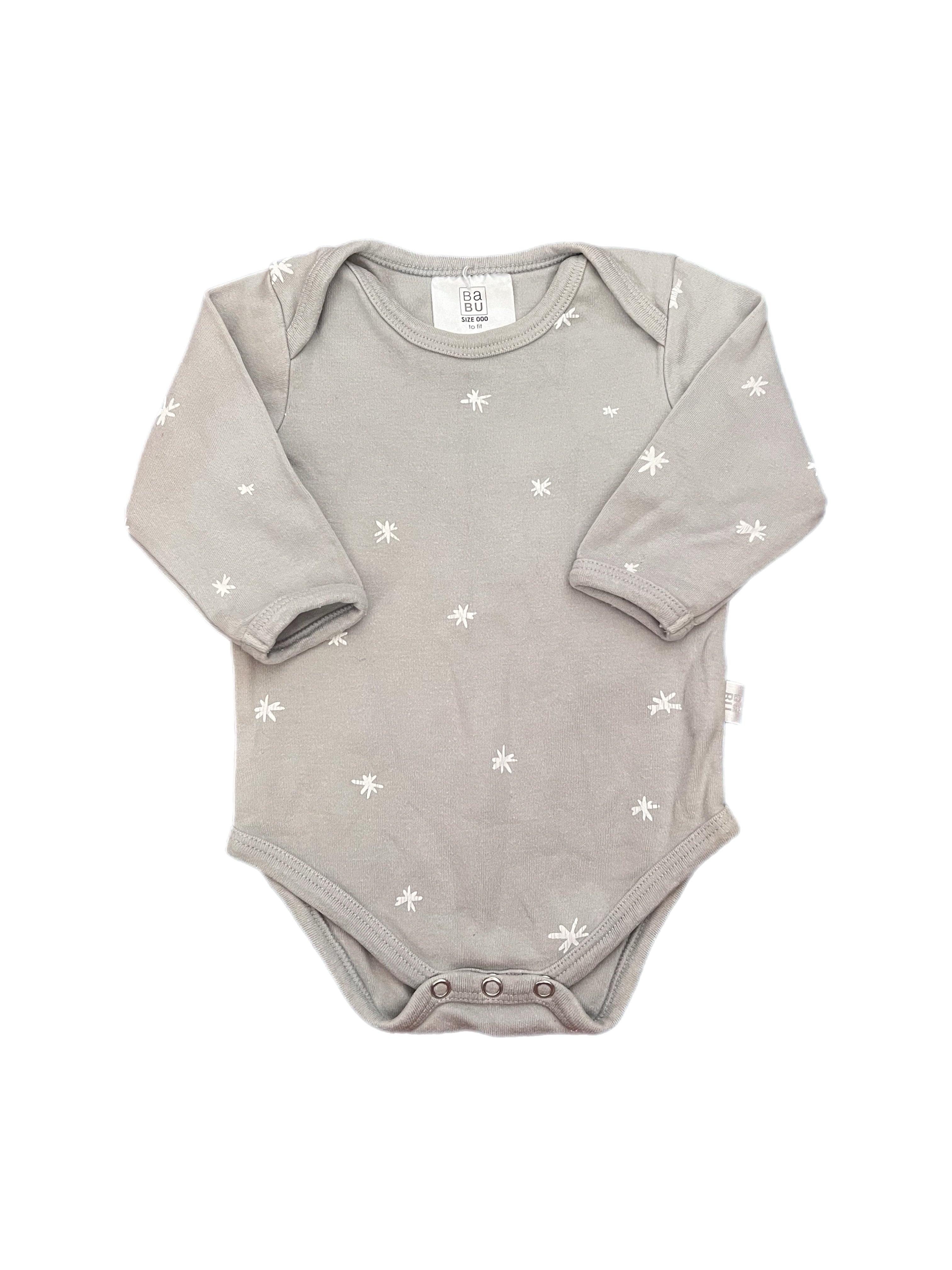 Babu Long Sleeve Bodysuit (0-3m)