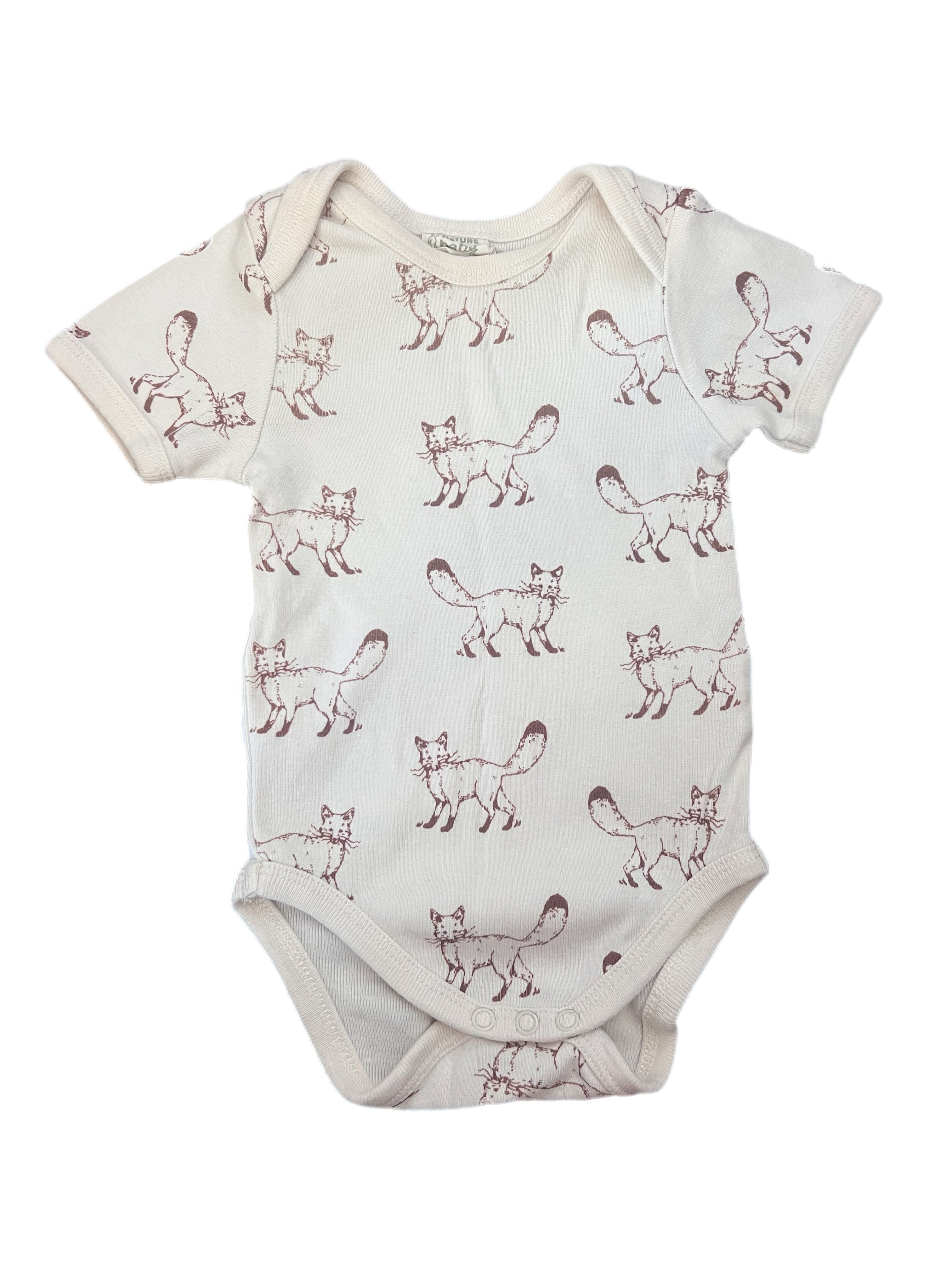 Nature Baby Short Sleeve Bodysuit (0-3m)