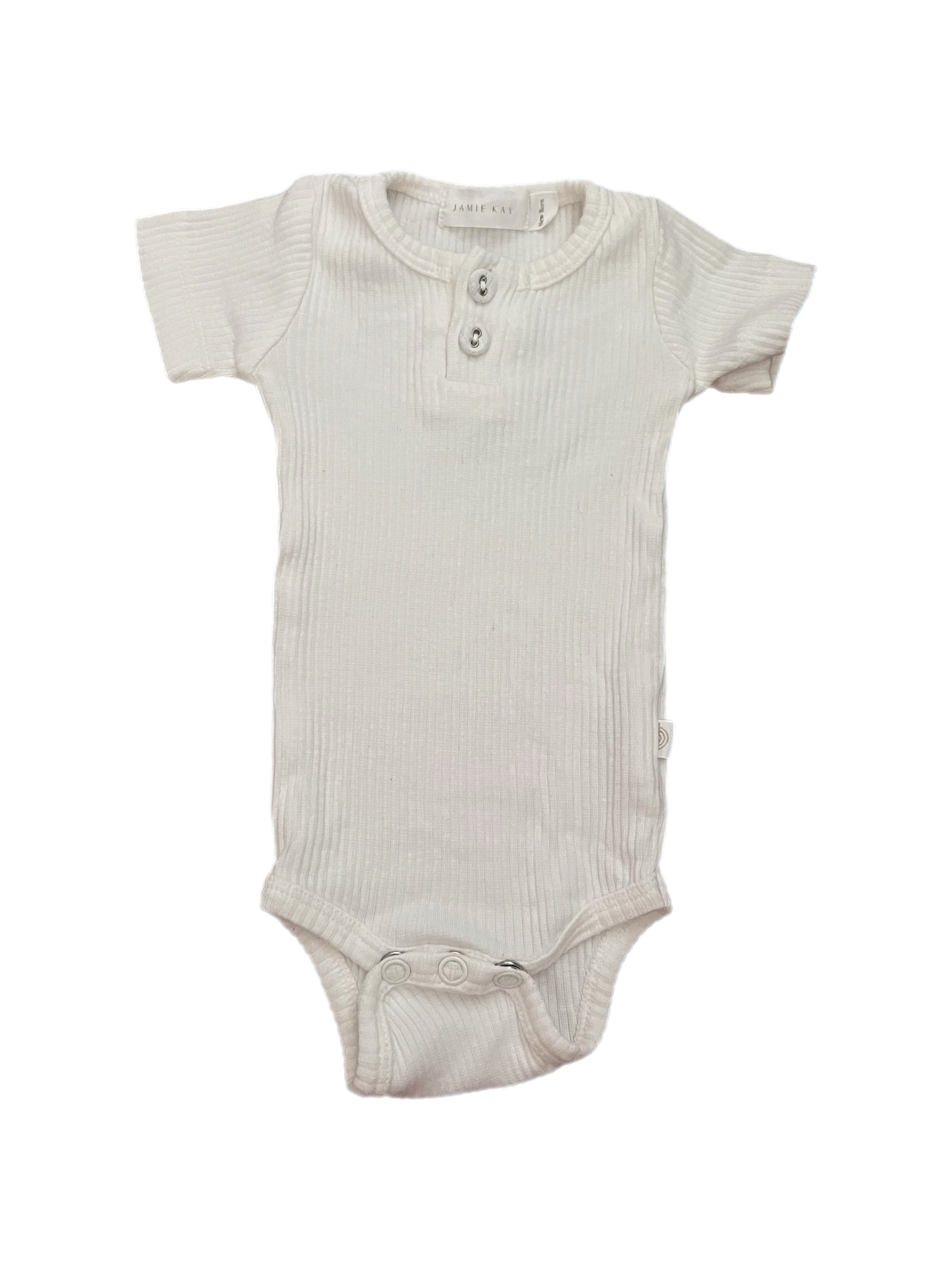 Jamie Kay Modal Henley Bodysuit (Newborn)