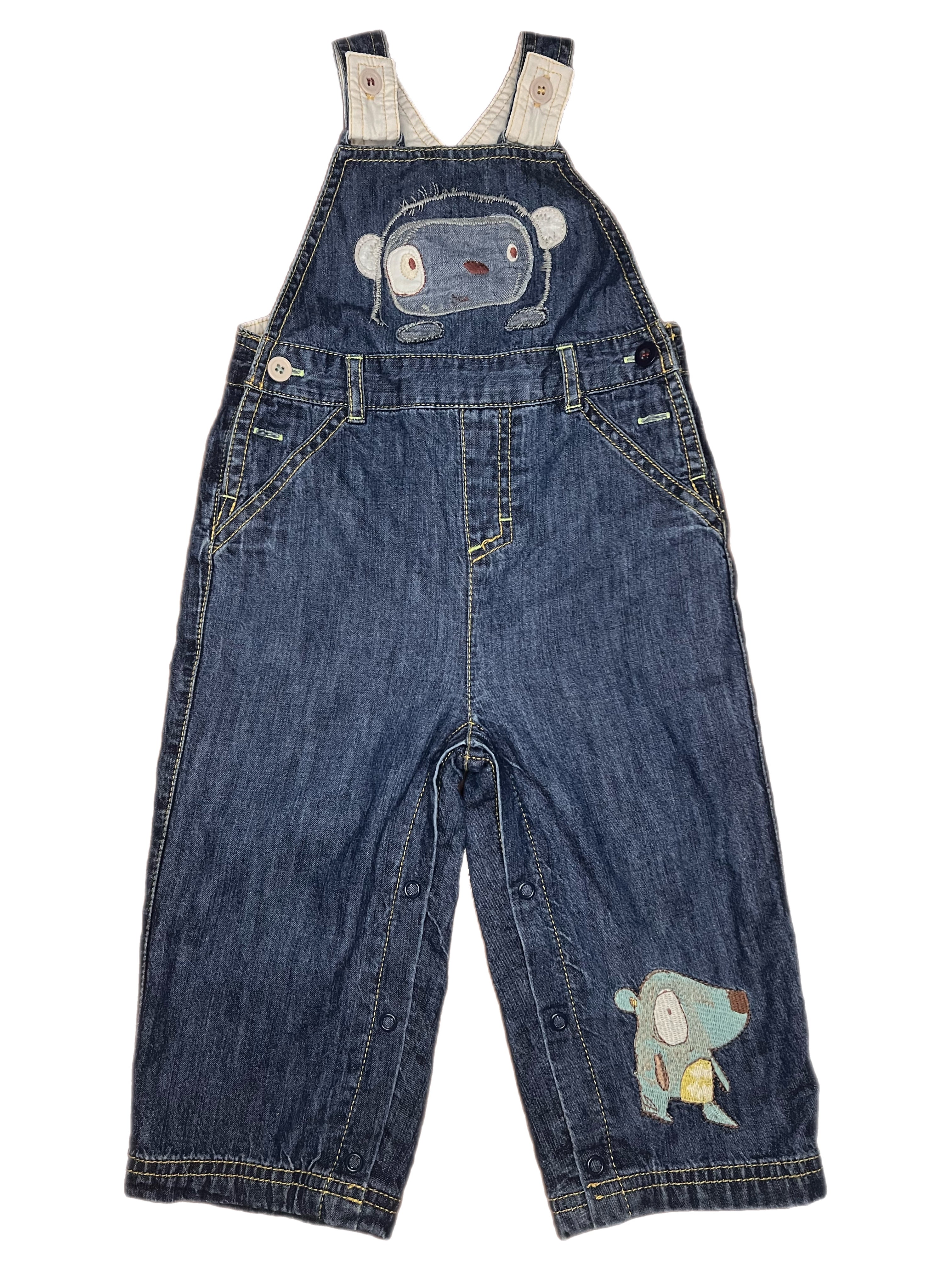 Next Baby Embroidered Overalls (12-18m)