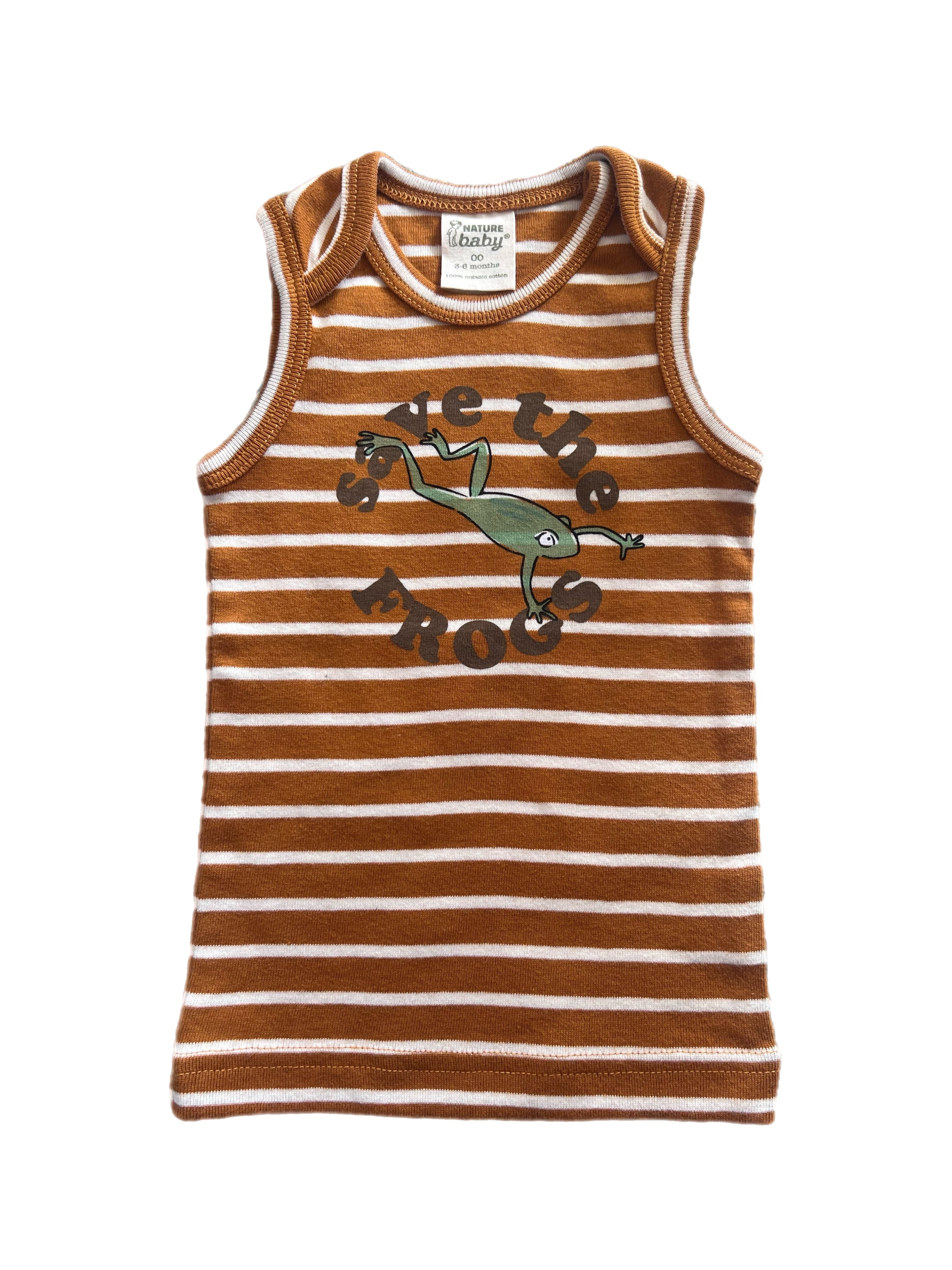 Nature Baby Save The Frogs Singlet (3-6m)