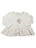 Little Bundle Long Sleeve Ruffle Top (3-6m)