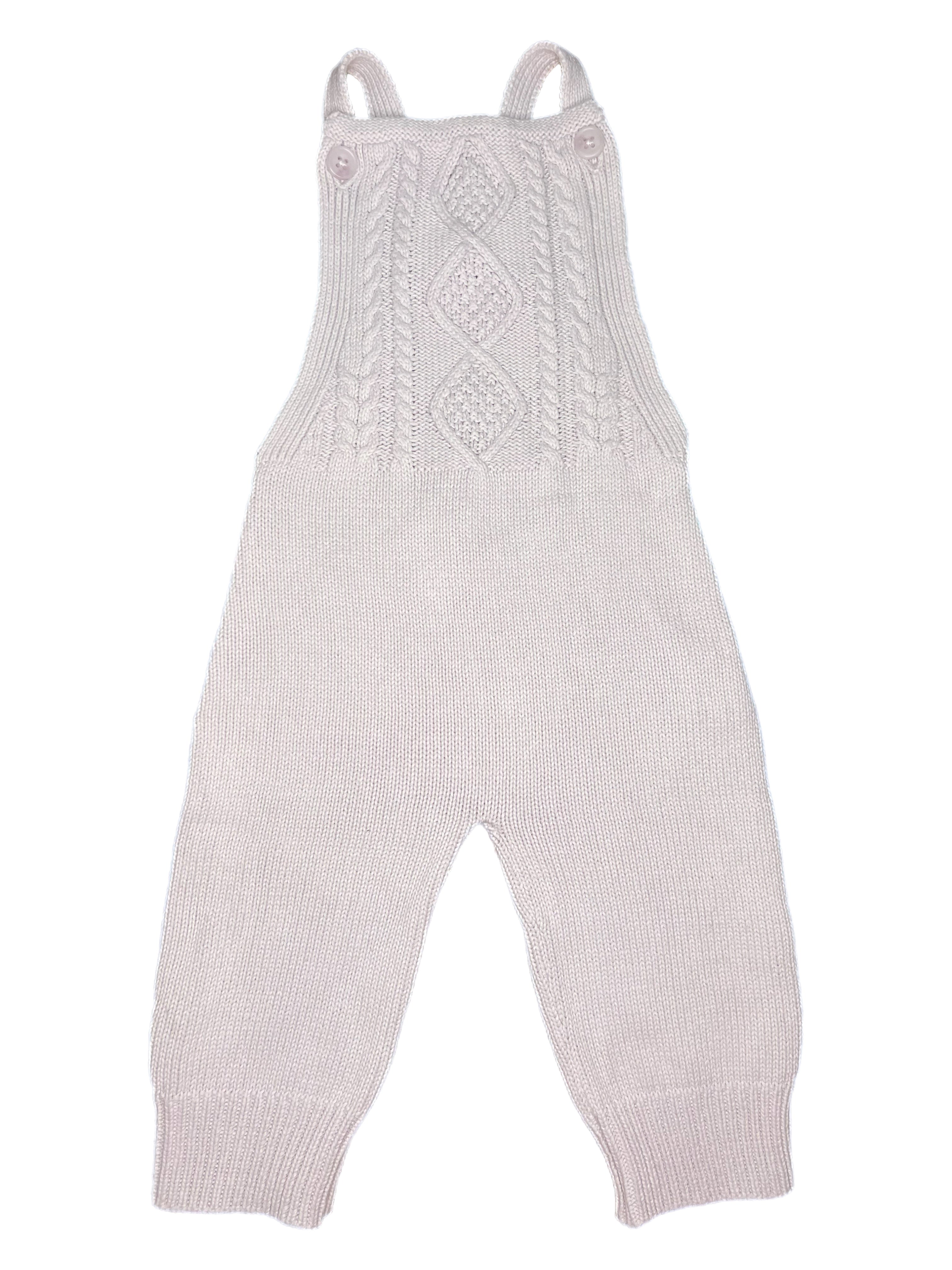 Jamie Kay Cable Knit Overall (3-6m)