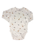 H&M Animal Long Sleeve Bodysuit (6-12m)