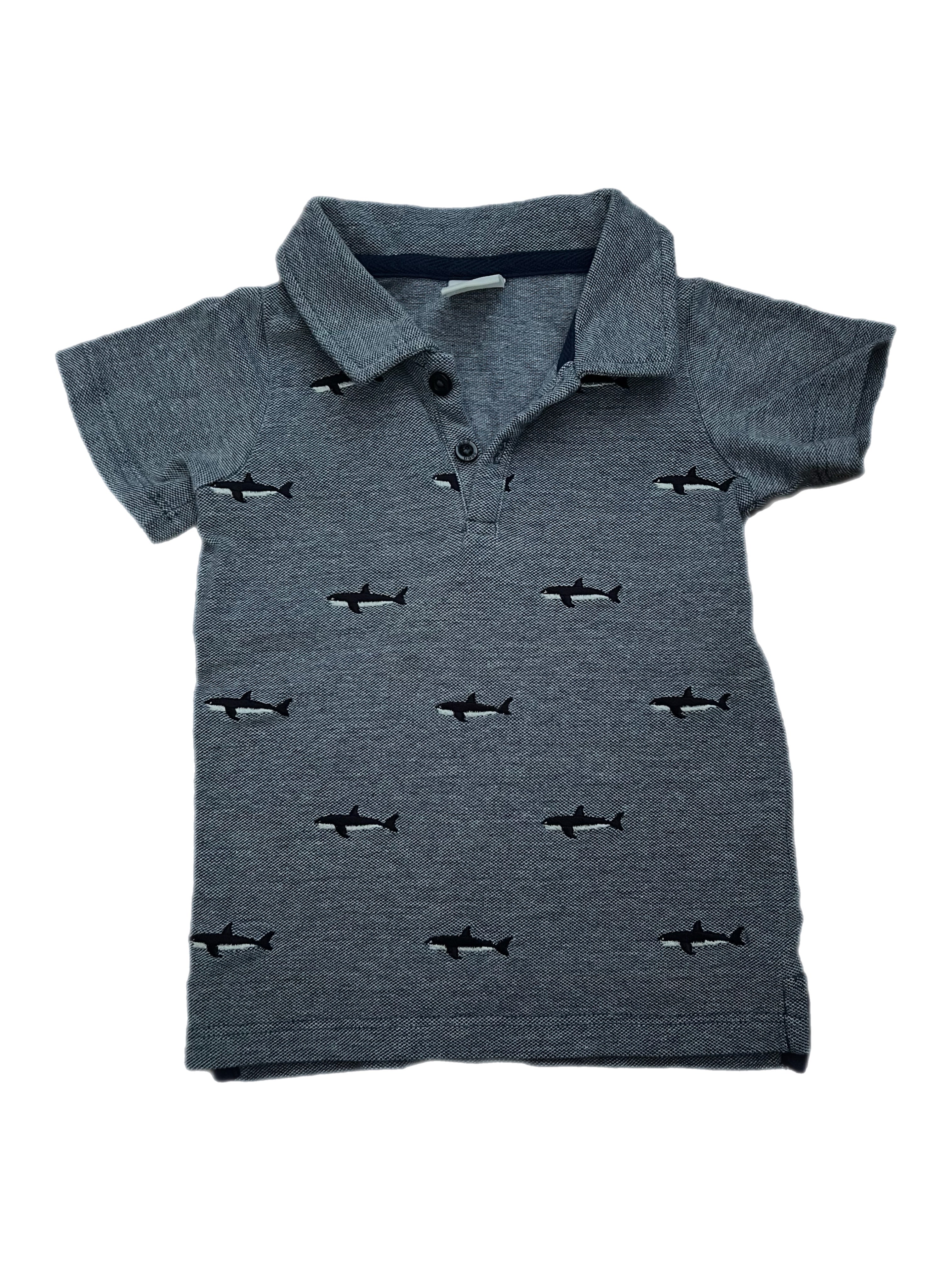 Seed Shark Polo Shirt (3-6m)