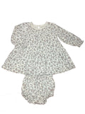 Quincy Mae Floral Long Sleeve Bloomers Set (12-18m)