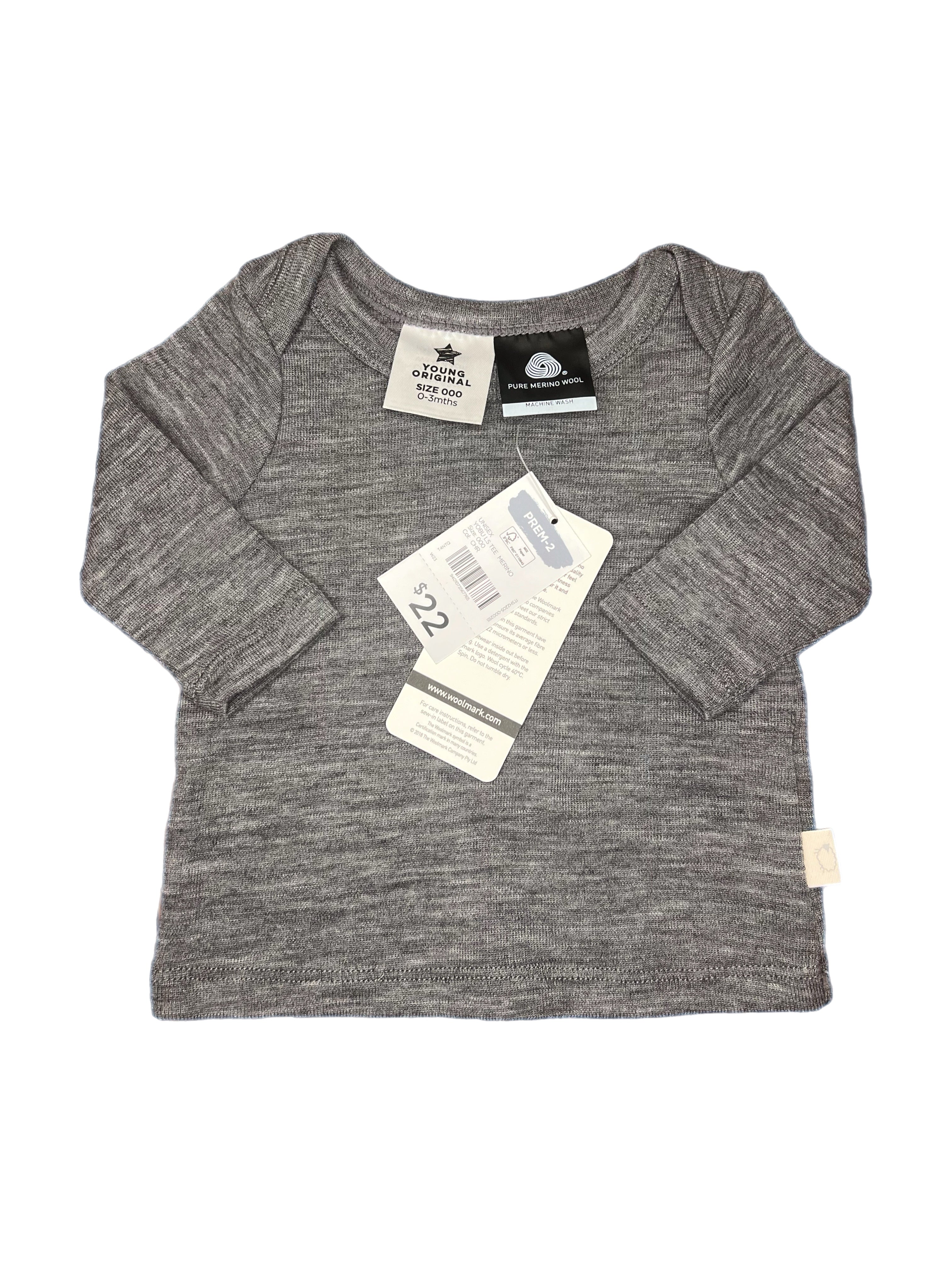 *NEW* Young Original Merino Long Sleeve (0-3m)