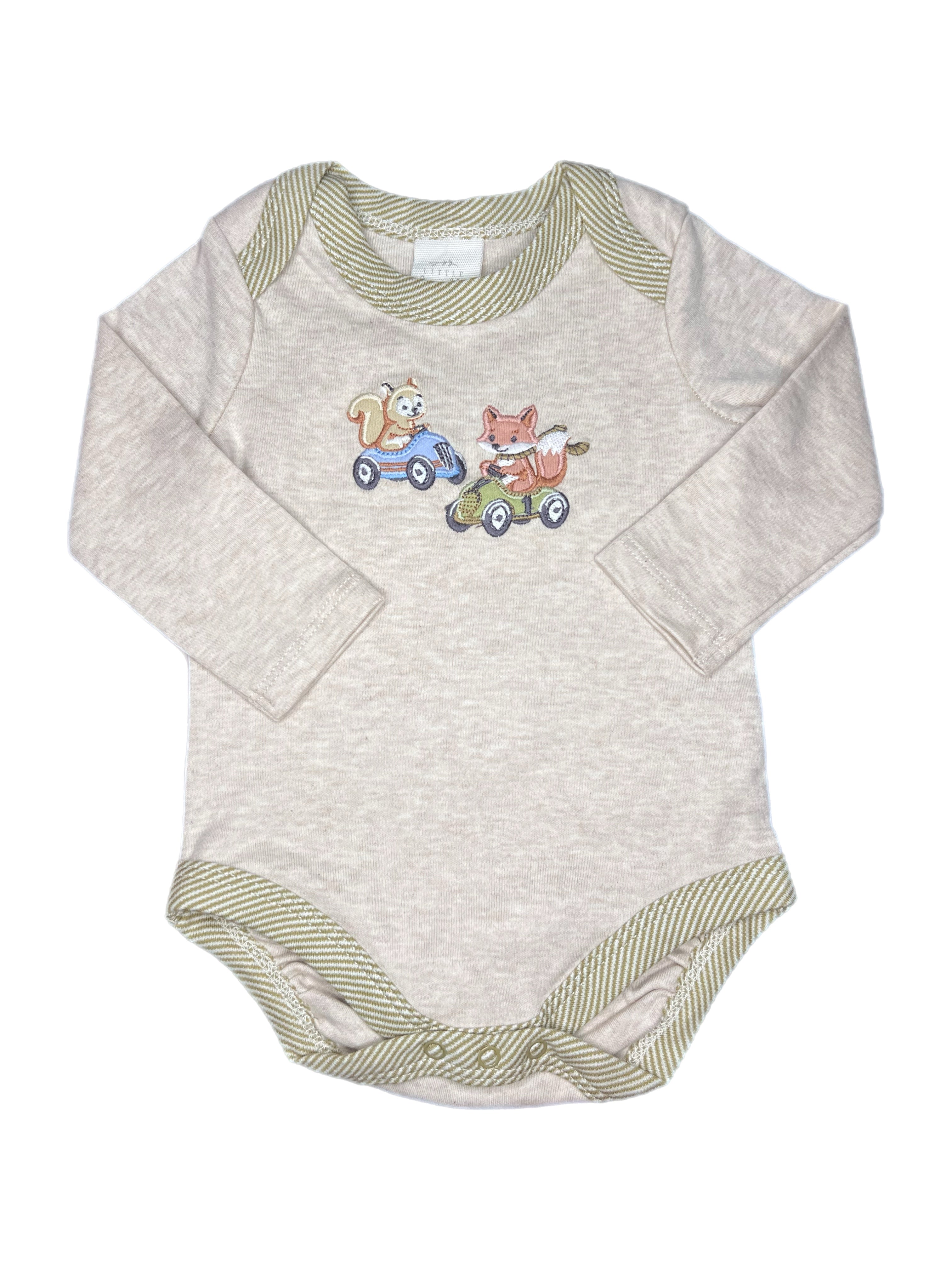 Little Bundle Long Sleeve Bodysuit (0-3m)
