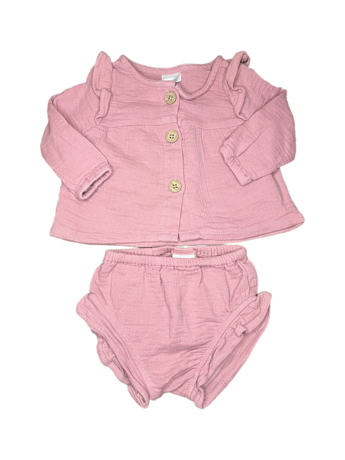 Teeny Weeny Blouse and Bloomers Set (0-3m)
