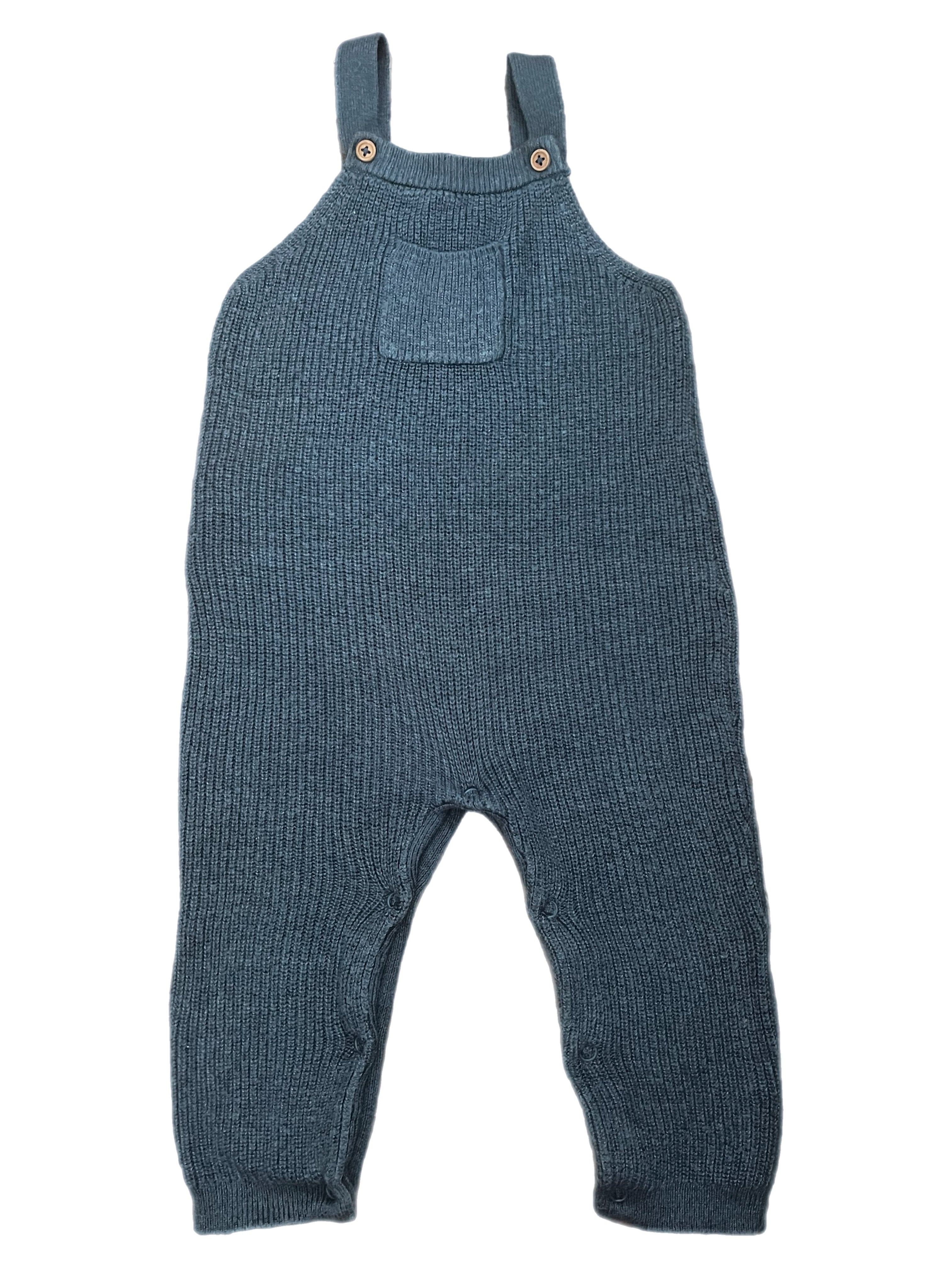 Mango Knit Overalls (6-9m)