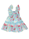 Rock Your Baby Blue Swan Dress (3-6m)