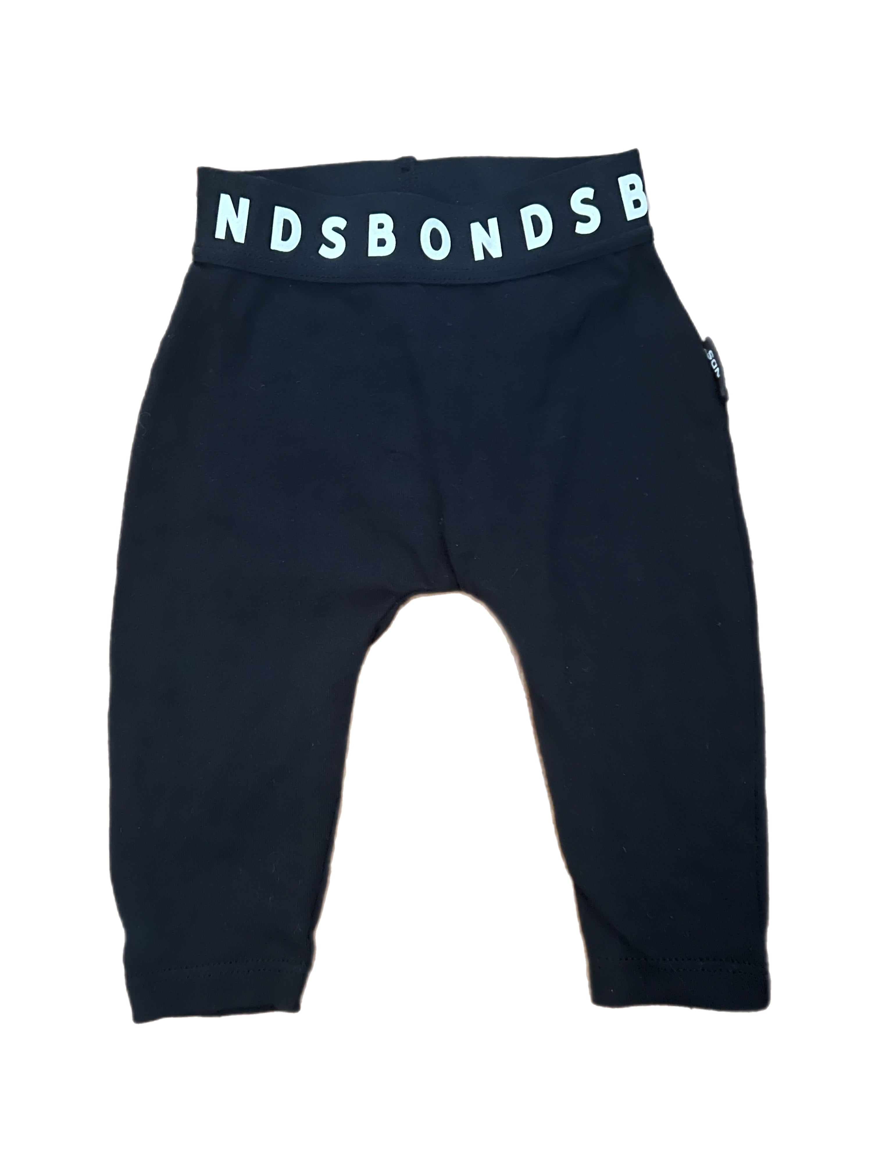 Bonds Black Leggings (Newborn)