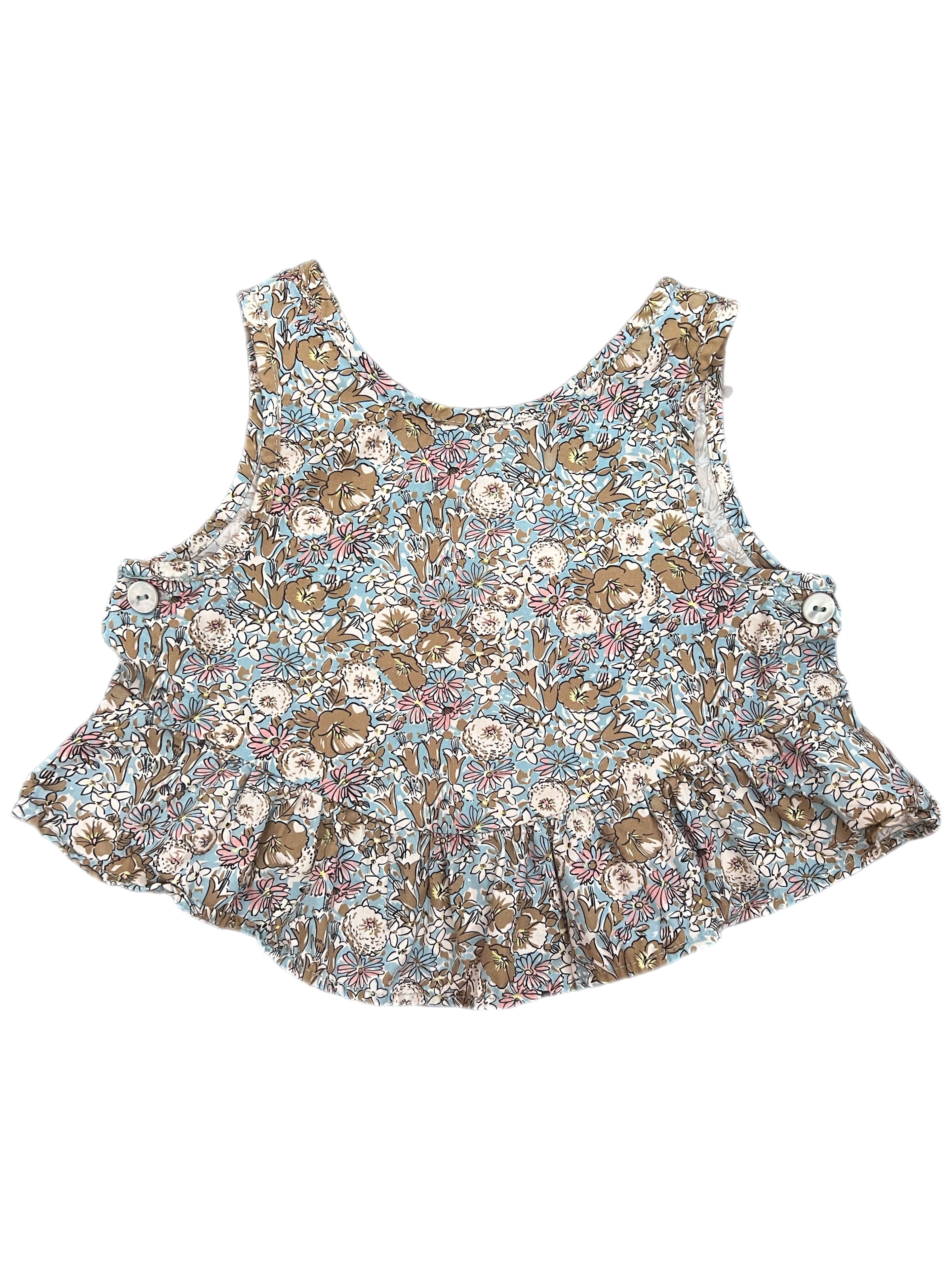Zara Flowy Floral Top (2y)