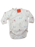 Nature Baby Long Sleeve Kimono Bodysuit (0-3m)