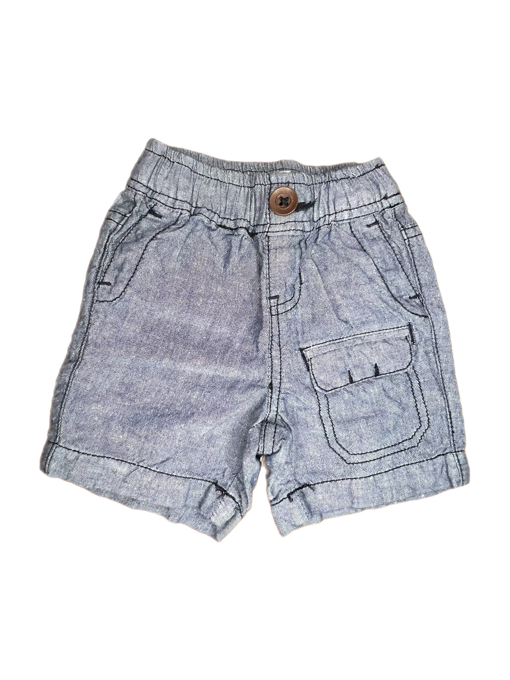 Country Road Linen Denim shorts (3-6m)