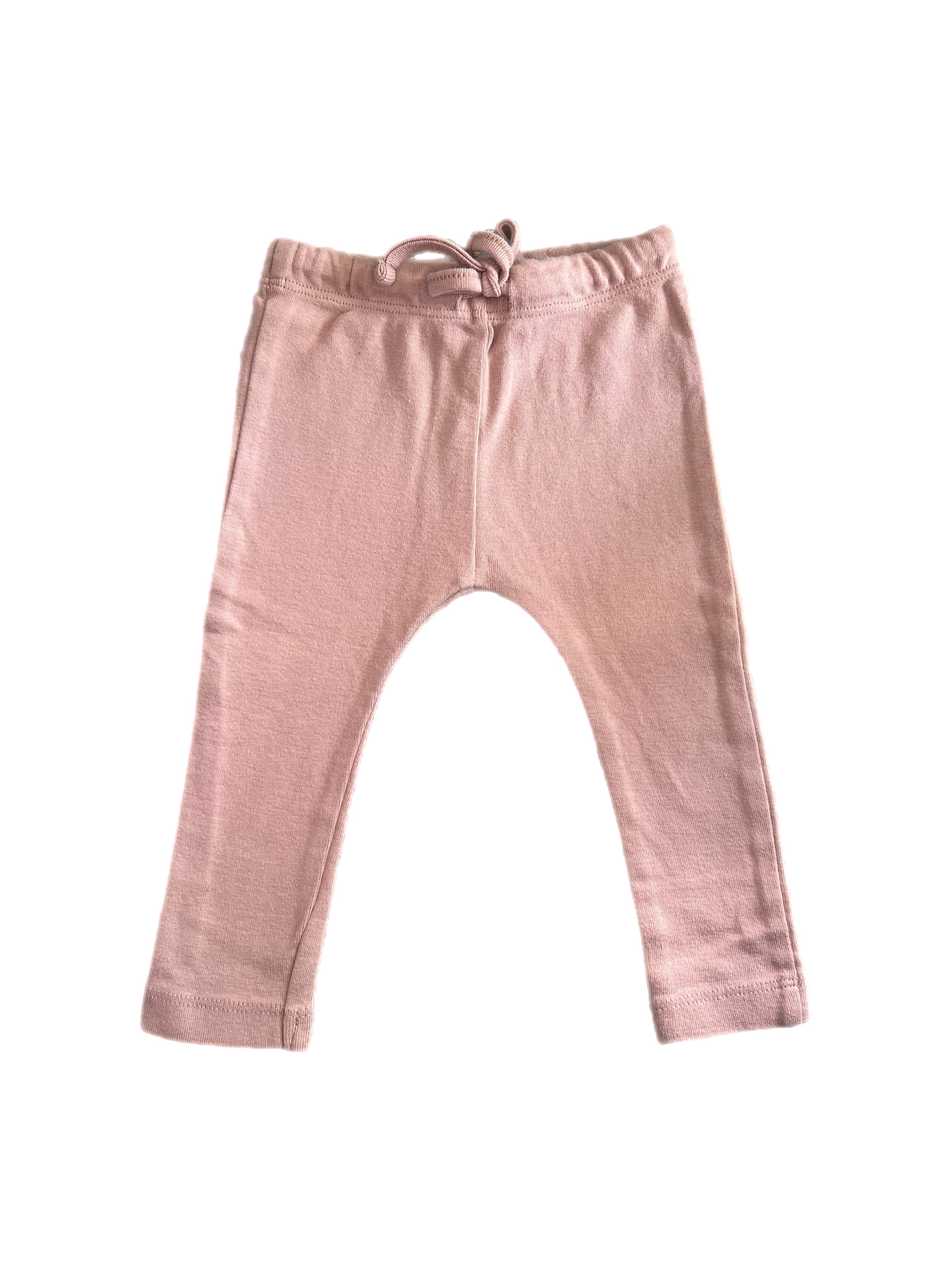 Buck and Baa Pink Leggings (3m)
