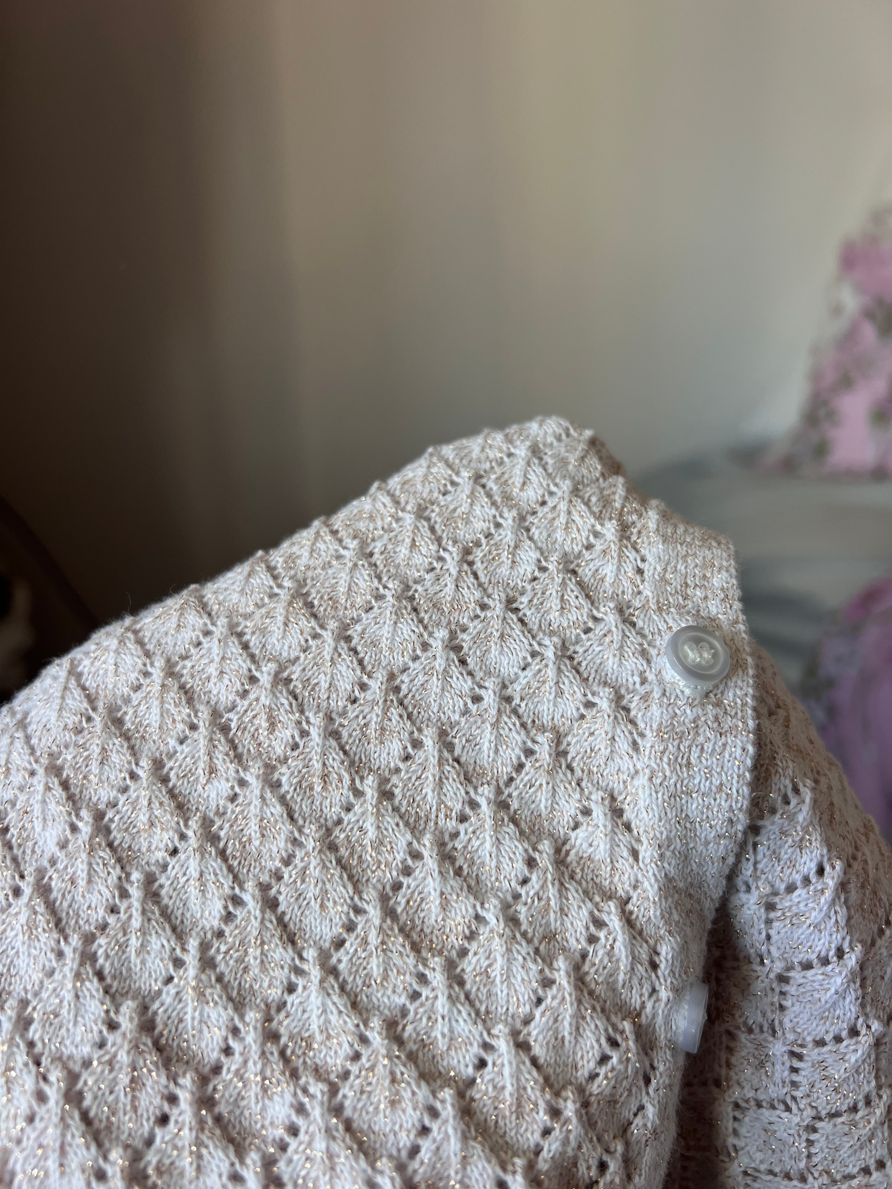 Teeny Weeny Knit Cardigan (6-12m)